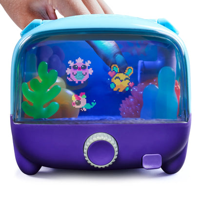BITZEE Interactive Digital Aquarium Toy with 30 Virtual Fish, Large Display, LED Lighting, Touch-Responsive Electronic Pets, Ideal Gift for Children Ages 5 and Up, Perfect for Birthdays