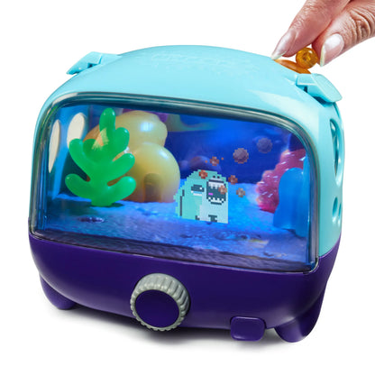 BITZEE Interactive Digital Aquarium Toy with 30 Virtual Fish, Large Display, LED Lighting, Touch-Responsive Electronic Pets, Ideal Gift for Children Ages 5 and Up, Perfect for Birthdays